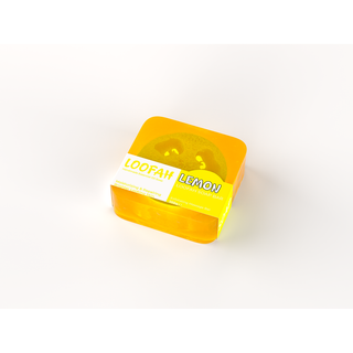 Lemon Loofah Soap Slice